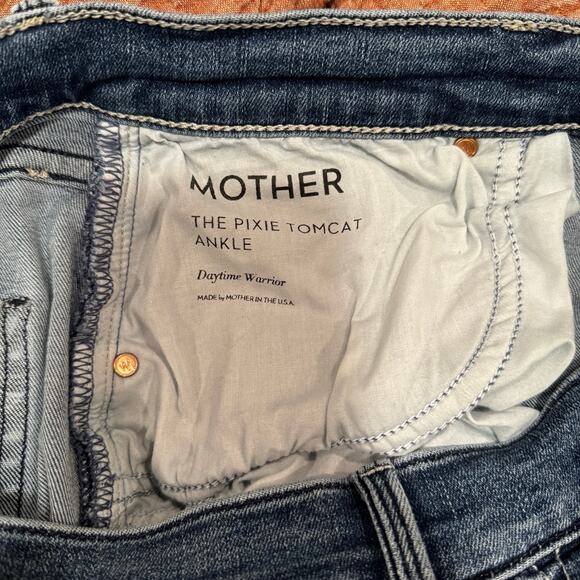 MOTHER Denim The Pixie Tomcat Ankle - SIZE 32 - Picture 9 of 10